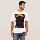 大きな猫 Tシャツ (正面フル)
