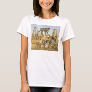 大きな猫 Tシャツ