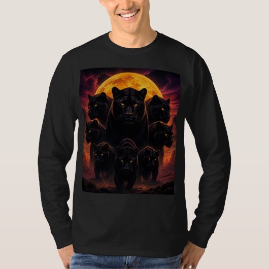 大きな猫 Tシャツ (正面)