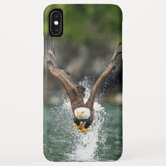 大きな獲物にハゲのワシ Case-Mate iPhoneケース (裏面)