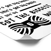 大きな玉編み針編み細工 ポスター (角)