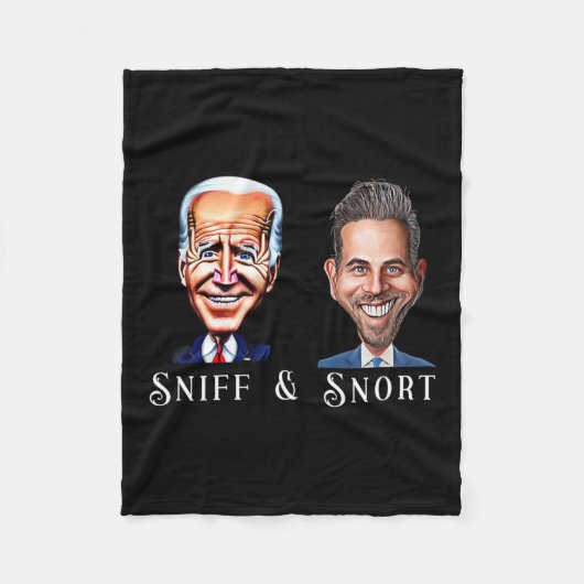 大きな男のためにジョーバイデン氏ウエストウィングラップトップのトランプC フリースブランケット (正面)