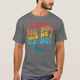 大きな男の子がいるわ 大きな男の子に愛して欲しい レディース Tシャツ