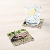 大きな男 スクエアペーパーコースター (インサイチュ)