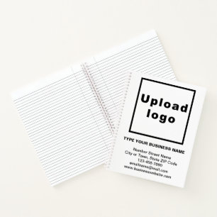 大きな白いスパイラルノートブックのビジネスブランド ノートブック