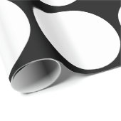 大きな白いドット ラッピングペーパー (ロールコーナー)