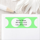 大きな白いドット ラベル (インサイチュ)