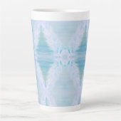 大きな白い羽 カフェラテマグ (正面)