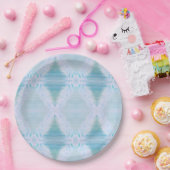 大きな白い羽 ペーパープレート (パーティー)