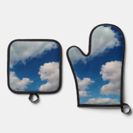 大きな白い雲 鍋つかみ&鍋敷きセット