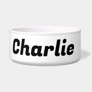 大きな白カスタムい犬丼 ボウル