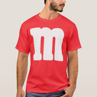 大きな白文字m ハロウィン クリスマス 感謝祭 tシャツ