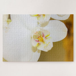 大きな白花 ジグソーパズル