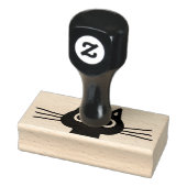 大きな目と長いヒゲがかわいい子ネコ ラバースタンプ (スタンプ)