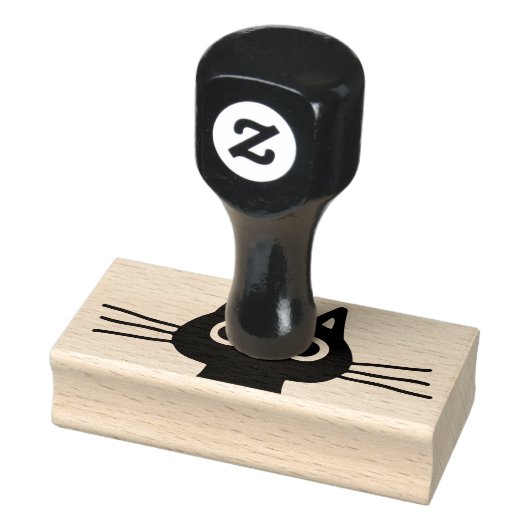 大きな目と長いヒゲがかわいい子ネコ ラバースタンプ (スタンプ)