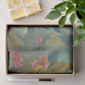 大きな目のベビーの鳥が庭に 薄葉紙 (ギフト)