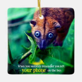 大きな目のポッサム セラミックオーナメント