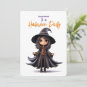大きな目の魔女ハローウィンパーティ 招待状 (スタンド正面)
