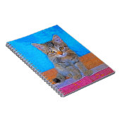 大きな目をした可愛い子猫 ノートブック (右側)