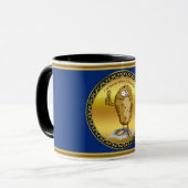 大きな目をした漫画のキャラクターポテト3 マグカップ (正面左)