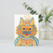 大きな目をした猫、ルイ・ワイン ポストカード (スタンド正面)