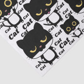 大きな目をした黒猫おもしろい 薄葉紙 (詳細)