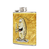 大きな目を持つ漫画のキャラクターポテト1 フラスク (左)