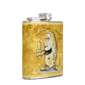 大きな目を持つ漫画のキャラクターポテト1 フラスク (右)