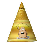 大きな目を持つ漫画のキャラクターポテト2 パーティーハット (正面)