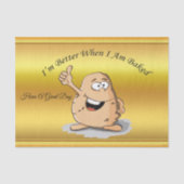 大きな目を持つ漫画のキャラクターポテト2 薄葉紙 (正面)