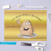 大きな目を持つ漫画のキャラクターポテト2 薄葉紙 (クラフト)