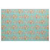 大きな目チキと鳥 ファブリック (ファットクウォーター)