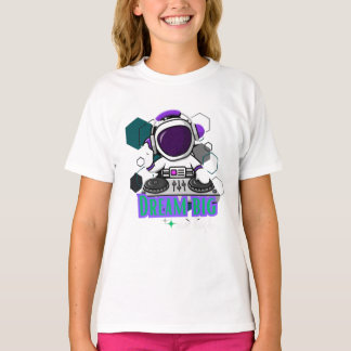 大きな目標を高く夢見る Tシャツ