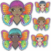 大きな目 シール (正面)