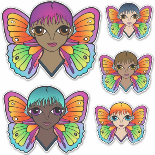 大きな目 シール (正面)