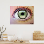 大きな目 ポスター (キッチン)