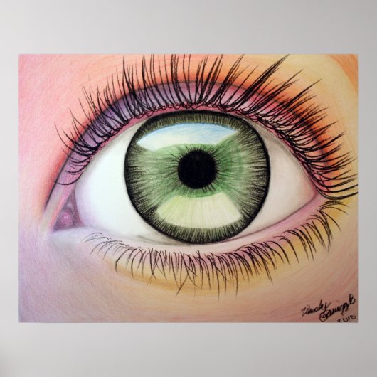 大きな目 ポスター (正面)