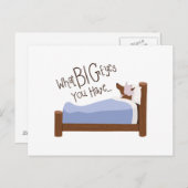 大きな目 ポストカード (正面/裏面)