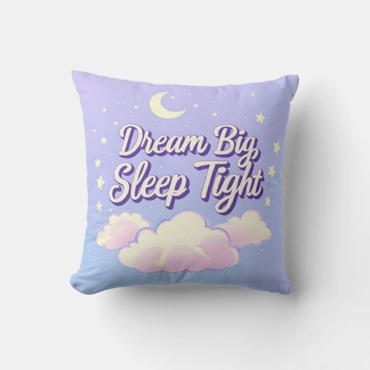 「大きな眠りを固く夢見る」 クッション (正面)