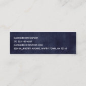 大きな眼球でかわいい&不気味なハロウィーンカップケーキ スキニー名刺 (裏面)