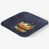 大きな眼球でかわいい&不気味なハロウィーンカップケーキ ペーパープレート (傾斜あり)