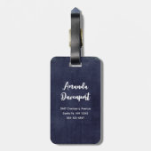 大きな眼球でかわいい&不気味なハロウィーンカップケーキ ラゲッジタグ (裏面縦)