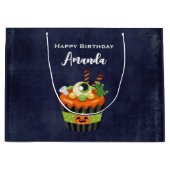 大きな眼球でかわいい&不気味なハロウィーンカップケーキ ラージペーパーバッグ (正面)