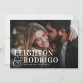 大きな瞬間 |フォト婚約 案内状 (正面)