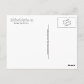 大きな秋はがき ポストカード (裏面)