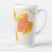 大きな秋マグ上のDottyスポットラテ カフェラテマグ (右)