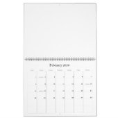 大きな空白のカレンダー2026 カレンダー (2月 2026)