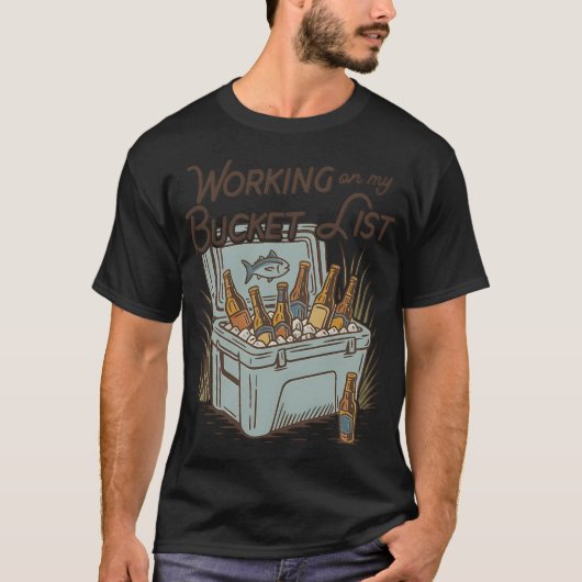 大きな竿を持っています Tシャツ (正面)