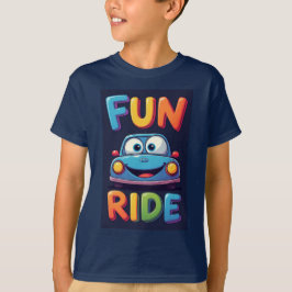 🌈 大きな笑顔のための小さな車輪 🚘 Tシャツ