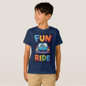 🌈 大きな笑顔のための小さな車輪 🚘 Tシャツ (正面フル)